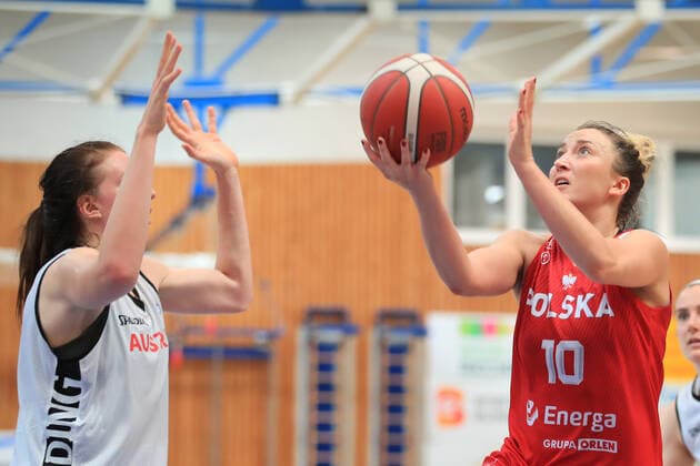 Basketball, Women, International match Austria - Poland