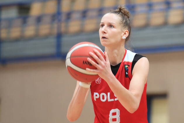 BASKETBALL - AUT vs POL, test match OBERWART,AUSTRIA,18.JUN.21 - BASKETBALL - OEBV international match, Länderspiel, Nationalmannschaft ladies, Austria vs Poland, test match. Image shows Agata Dobrowolska (POL).  GEPAxpictures xMarioxBuehner