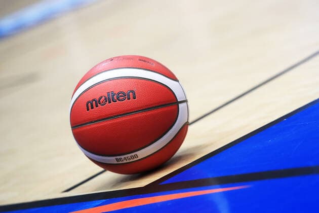 BASKETBALL - AUT vs POL, test match OBERWART,AUSTRIA,18.JUN.21 - BASKETBALL - OEBV international match, Länderspiel, Nationalmannschaft ladies, Austria vs Poland, test match. Image shows a feature with a ball.  GEPAxpictures xMarioxBuehner