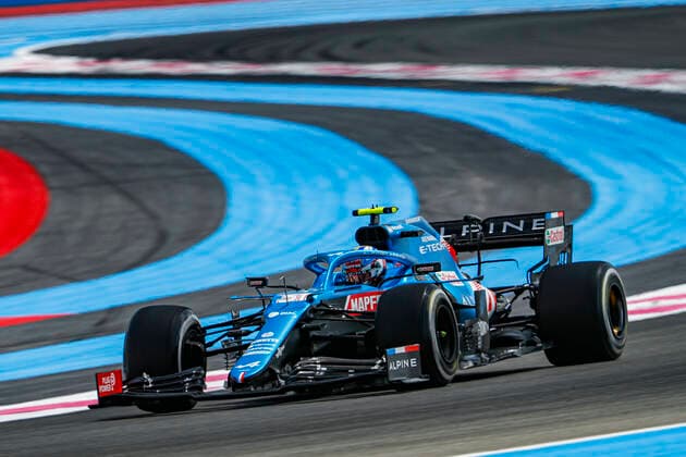 31 Esteban Ocon FRA, Alpine F1 Team , F1 Grand Prix of France at Circuit Paul Ricard on June 18, 2021 in Le Castellet, France Photo by HOCH ZWEI Le Castellet France
