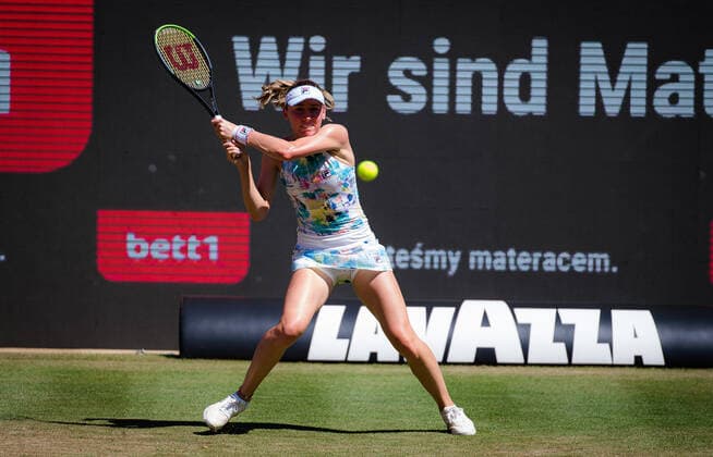 June 18, 2021: Berlin, Germany: Ekaterina Alexandrova of Russia in action during the quarter-final of the 2021 bett1open WTA, Tennis Damen 500 tennis tournament Berlin Germany - ZUMAa181 20210618_zaa_a181_019 Copyright: xRobxPrangex