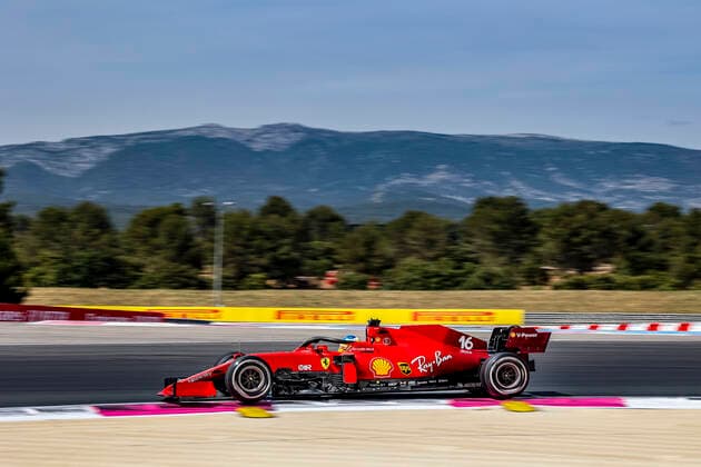 16 Charles Leclerc MON, Scuderia Ferrari Mission Winnow , F1 Grand Prix of France at Circuit Paul Ricard on June 18, 2021 in Le Castellet, France Photo by HOCH ZWEI Le Castellet France