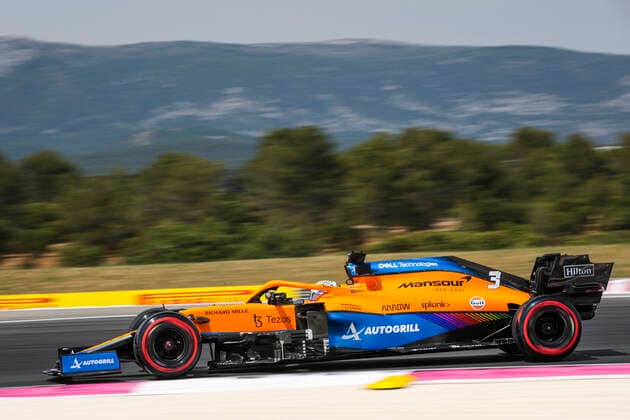 3 Daniel Ricciardo AUS, McLaren F1 Team , F1 Grand Prix of France at Circuit Paul Ricard on June 18, 2021 in Le Castellet, France Photo by HOCH ZWEI Le Castellet France