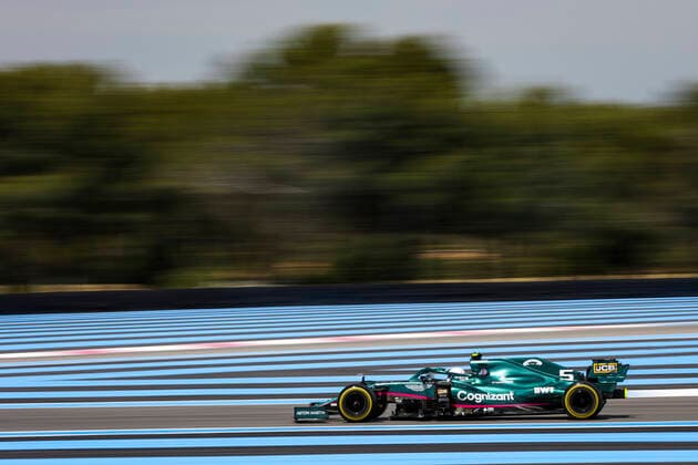 5 Sebastian Vettel GER, Aston Martin Cognizant F1 Team , F1 Grand Prix of France at Circuit Paul Ricard on June 18, 2021 in Le Castellet, France Photo by HOCH ZWEI Le Castellet France