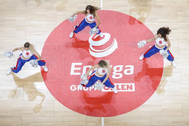 Gliwice, 18.06.2021 POLISH national team, Nationalteam BASKETBALL POLAND GAME Polska - Lotwa NZ cheerleaders slask wroclaw energa marketing , FOT. WOJCIECH FIGURSKI 058sport.pl NEWSPIX.PL --- Newspix.pl  20210618_062__FIG7651