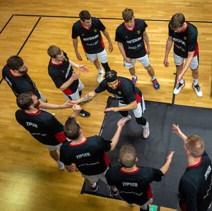 Basketball Hamburg 18 06 2021 Supercup National Team Germany GER Czech Republic CZE Joshiko Saibou Germany, No 01 team introduction