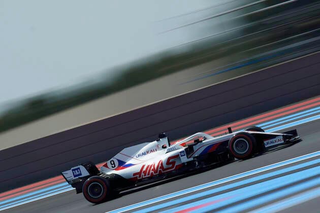 F1 Grand Prix of France - Practice Nikita Mazepin of Russia driving the (9) Haas F1 Team VF-21 Ferrari during practice ahead of the F1 Grand Prix of France at Circuit Paul Ricard on June 18, 2021 in Le Castellet, France. Le Castellet France breton-f1grandp210618_np166  Copyright: xJosexBretonx
