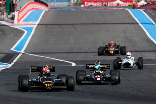 Historic F1 Cars Demonstration during the Formula 1 Emirates Grand Prix de France 2021, 7th round of the 2021 FIA Formula One World Championship, WM, Weltmeisterschaft from June 18 to 20, 2021 on the Circuit Paul Ricard, in Le Castellet, France - FORMULE 1 : Grand Prix de France - Circuit Paul-Ricard - 18 06 2021 DPPI PANORAMIC  _V2_5578