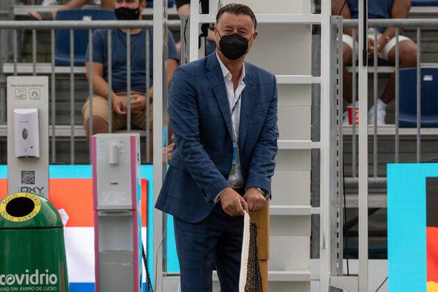 20210618 Mallorca Championships 2021 Opening Ceremony SANTA PONSA, SPAIN JUNE 18 2021 Edwin Weindorfer at Mallorca Championships 2021 Opening Ceremony on June 18, 2021 in Santa Ponsa, Santa Ponsa Baleares Spain