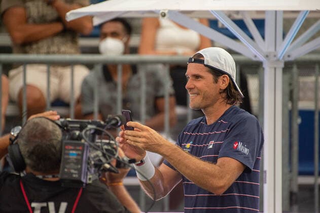 20210618 Mallorca Championships 2021 Opening Ceremony SANTA PONSA, SPAIN JUNE 18 2021 Tommy Haas at Mallorca Championships 2021 Opening Ceremony on June 18, 2021 in Santa Ponsa, Santa Ponsa Baleares Spain