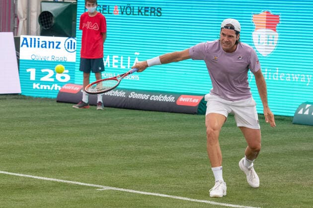 20210618 Mallorca Championships 2021 Opening Ceremony SANTA PONSA, SPAIN JUNE 18 2021 Tommy Haas at Mallorca Championships 2021 Opening Ceremony on June 18, 2021 in Santa Ponsa, Santa Ponsa Baleares Spain