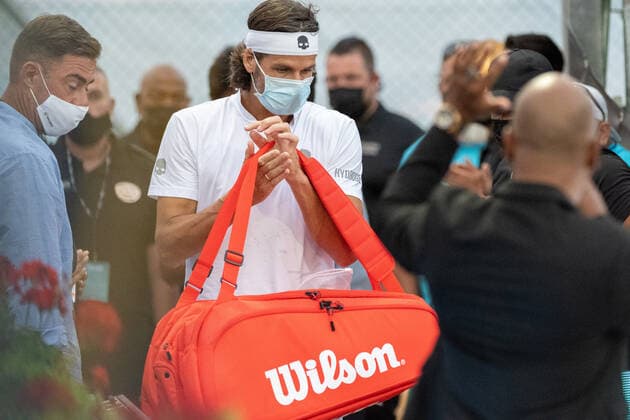 20210618 Mallorca Championships 2021 Opening Ceremony SANTA PONSA, SPAIN JUNE 18 2021 Feliciano Lopez at Mallorca Championships 2021 Opening Ceremony on June 18, 2021 in Santa Ponsa, Santa Ponsa Baleares Spain