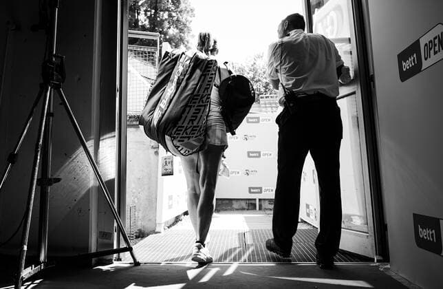 Mandatory Credit: Photo by Rob Prange Shutterstock (12072941c) Alize Cornet of France before the semi-final of the 2021 bett1open WTA, Tennis Damen 500 tennis tournament bett1open Tournament, Tennis, Berlin, Germany - 19 Jun 2021 bett1open Tournament, Tennis, Berlin, Germany - 19 Jun 2021  Copyright: xRobxPrange Shutterstockx 12072941c