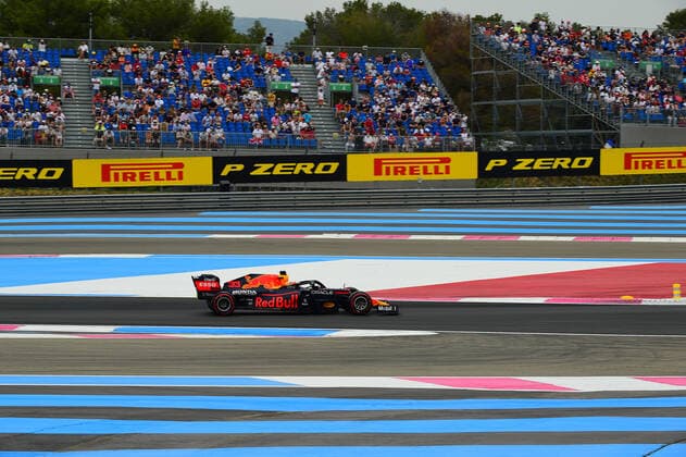 F1 Grand Prix of France - Qualifying Max Verstappen of Red Bull Racing Honda drive his RB16B single-seater during free practice of French GP in Paul Ricard Circuit in Le Castelett, Provence-Alpes-CÃ te d Azur, France, 19 June 2021 Le Castelett Provence-Alpes-CÃ te d Azur France diodato-notitle210619_npNL8  Copyright: xAndreaxDiodatox