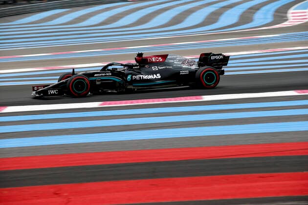 44 Lewis Hamilton GBR, Mercedes AMG Petronas F1 Team , F1 Grand Prix of France at Circuit Paul Ricard on June 19, 2021 in Le Castellet, France Photo by HOCH ZWEI Le Castellet France