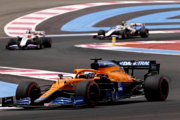 3 Daniel Ricciardo AUS, McLaren F1 Team , F1 Grand Prix of France at Circuit Paul Ricard on June 19, 2021 in Le Castellet, France Photo by HOCH ZWEI Le Castellet France