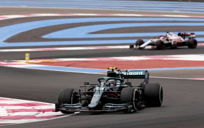 5 Sebastian Vettel GER, Aston Martin Cognizant F1 Team , F1 Grand Prix of France at Circuit Paul Ricard on June 19, 2021 in Le Castellet, France Photo by HOCH ZWEI Le Castellet France
