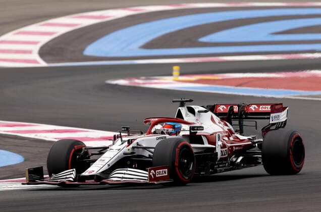 7 Kimi Raikkonen FIN, Alfa Romeo Racing ORLEN , F1 Grand Prix of France at Circuit Paul Ricard on June 19, 2021 in Le Castellet, France Photo by HOCH ZWEI Le Castellet France