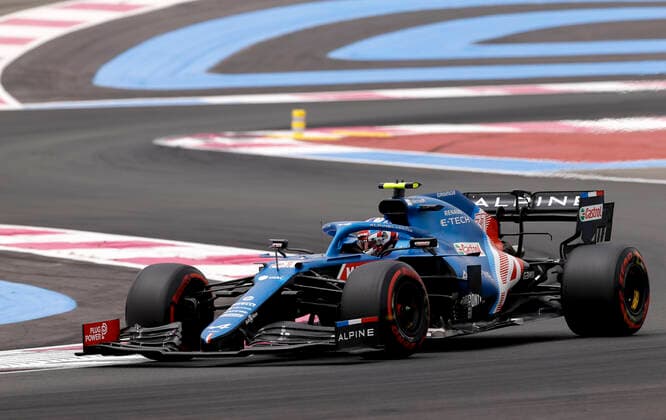 31 Esteban Ocon FRA, Alpine F1 Team , F1 Grand Prix of France at Circuit Paul Ricard on June 19, 2021 in Le Castellet, France Photo by HOCH ZWEI Le Castellet France