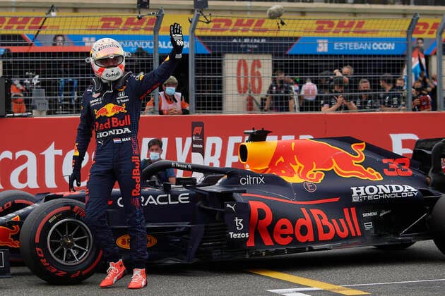 F1 Grand Prix of France - Qualifying Max Verstappen of Netherlands and the (33) Red Bull Racing RB16B Honda during qualifying ahead of the F1 Grand Prix of France at Circuit Paul Ricard on June 19, 2021 in Le Castellet, France. Le Castellet France breton-f1grandp210619_np3fo  Copyright: xJosexBretonx
