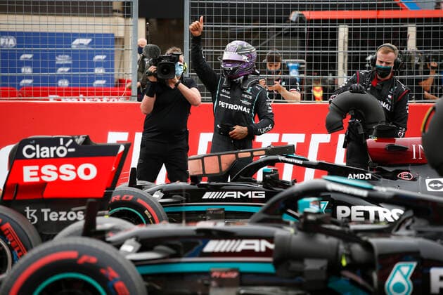 44 Lewis Hamilton GBR, Mercedes AMG Petronas F1 Team , F1 Grand Prix of France at Circuit Paul Ricard on June 19, 2021 in Le Castellet, France Photo by HOCH ZWEI Le Castellet France