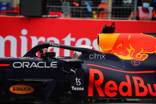 F1 Grand Prix of France - Qualifying Max Verstappen of Red Bull Racing Honda in pole position say hello to fans during qualifying of French GP in Paul Ricard Circuit in Le Castelett, Provence-Alpes-CÃ te d Azur, France, 19 June 2021 Le Castelett Provence-Alpes-CÃ te d Azur France diodato-notitle210619_npozv  Copyright: xAndreaxDiodatox