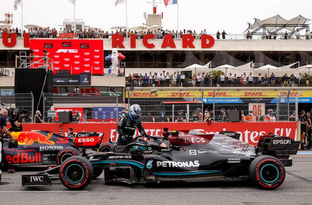 77 Valtteri Bottas FIN, Mercedes AMG Petronas F1 Team , F1 Grand Prix of France at Circuit Paul Ricard on June 19, 2021 in Le Castellet, France Photo by HOCH ZWEI Le Castellet France