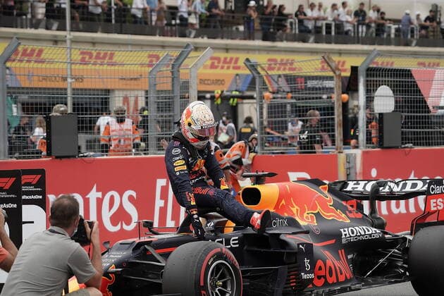 FORMULA 1 EMIRATES GRAND PRIX DE FRANCE 2021 19 06 2021, Circuit Paul Ricard, Le Castellet, FORMULA 1 EMIRATES GRAND PRIX DE FRANCE 2021 , pictured pole position for Max Verstappen NEL 33 , Red Bull Racing Honda nordphotoxGmbHx xBratic nph00250