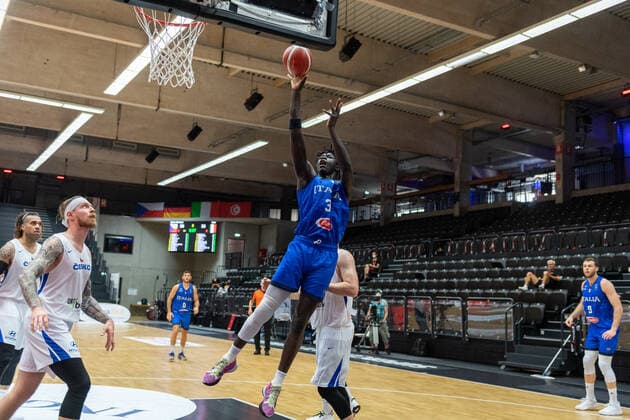 Basketball Hamburg 19 06 2021 Supercup National Team Czech Republic CZE Italy ITA Mohamed Rassoul Diouf Italy, No 34