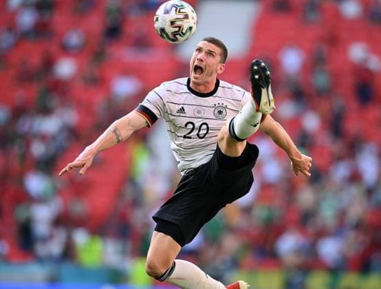 FOOTBALL Euro 2021 GROUP C Match 24 in Munich Portugal Germany 19 06 2021 Robin Gosens Germany on the ball