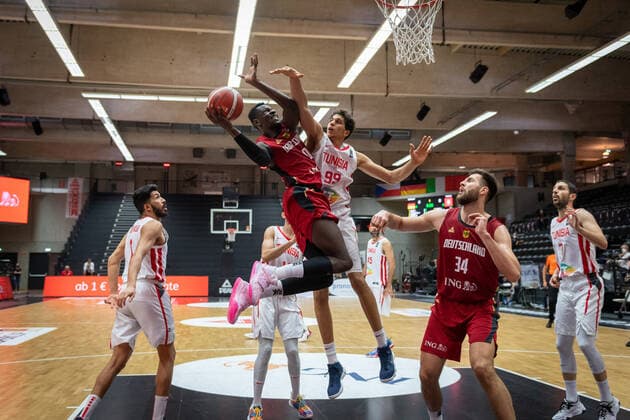 Basketball, Supercup, Germany - Tunisia