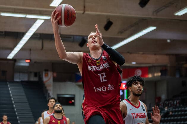 Basketball Hamburg 19 06 2021 Supercup National Team Germany GER Tunisia TUN Robin Benzing Germany, No 12