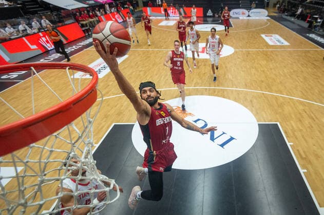 Basketball Hamburg 19 06 2021 Supercup National Team Germany GER Tunisia TUN Joshiko Saibou Germany, No 01