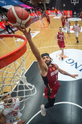 Basketball Hamburg 19 06 2021 Supercup National Team Germany GER Tunisia TUN Joshiko Saibou Germany, No 01