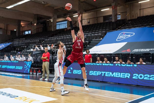 Basketball Hamburg 19 06 2021 Supercup National Team Germany GER Tunisia TUN Moritz Wagner Germany, No 13