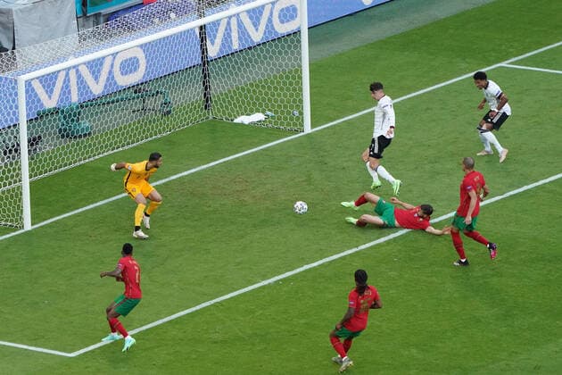 Kai Havertz Germany Germany scores the 3 1 Muenchen 19 06 2021 Germany vs Portugal, Allianz Arena Muenchen, Euro2020, emonline, emspor,