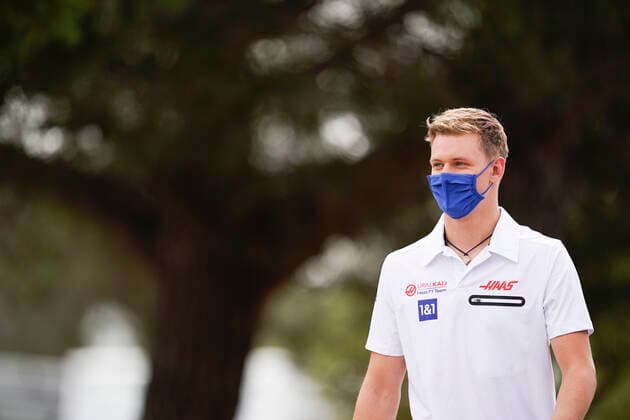 June 20, 2021, Le Castellet, France: MICK SCHUMACHER of Germany and Haas F1 Team is seen arriving at the track ahead of the 2021 FIA Formula 1 French Grand Prix at Circuit Paul Ricard in Le Castellet, France. Le Castellet France - ZUMAg147 20210620_zap_g147_014 Copyright: xJamesxGasperottix