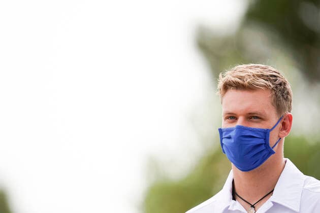 June 20, 2021, Le Castellet, France: MICK SCHUMACHER of Germany and Haas F1 Team is seen arriving at the track ahead of the 2021 FIA Formula 1 French Grand Prix at Circuit Paul Ricard in Le Castellet, France. Le Castellet France - ZUMAg147 20210620_zap_g147_015 Copyright: xJamesxGasperottix
