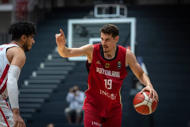 Basketball Hamburg 19 06 2021 Supercup National Team Germany GER Tunisia TUN Lukas Wank Germany, No 19