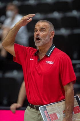 Basketball Hamburg 19 06 2021 Supercup National Team Germany GER Tunisia TUN Dirk Bauermann Tunisia, Coach