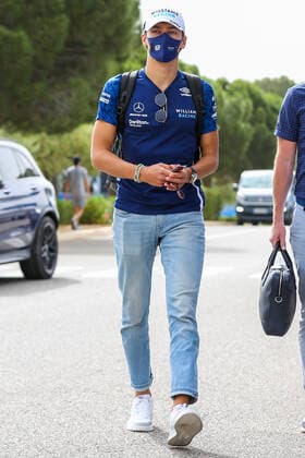 FORMULA 1 FRENCH GRAND PRIX, 20 06 2021 Circuit Paul Ricard, Le Castellet, France on 20 June 2021 George Russell (GBR), Williams FW43B ARRIVAL during the Formula 1 Emirates Grand Prix De France 2021 Editorial Use Only Copyright: xPhilxDuncanx ESM-0022-0018