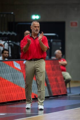 Basketball Hamburg 19 06 2021 Supercup National Team Germany GER Tunisia TUN Dirk Bauermann Tunisia, Coach