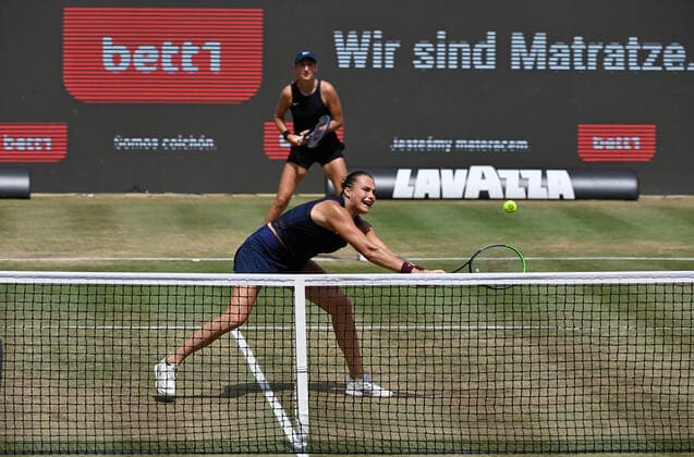 2021WTA bett1 Open Berlin Womans Double Final Winner Azarenka Sabalenka , Belarus