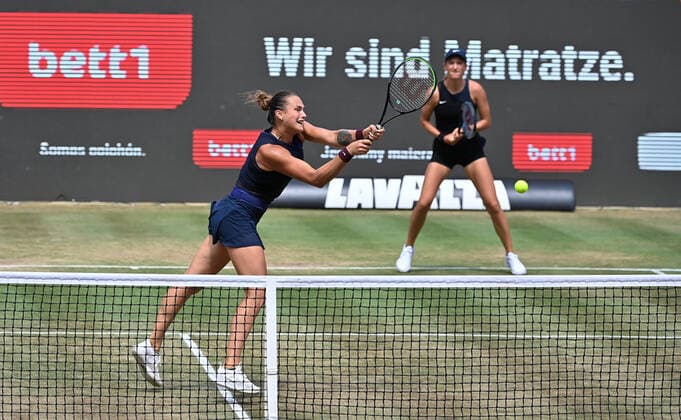 2021WTA bett1 Open Berlin Womans Double Final Winner Azarenka Sabalenka , Belarus