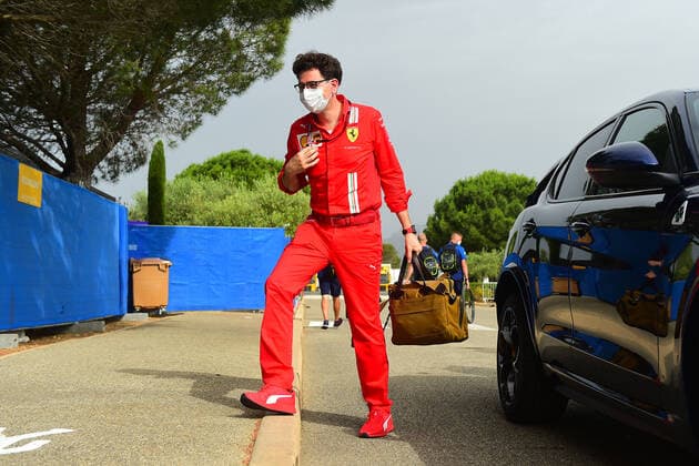 French GP - Driver Arrive Scuderia Mission Winnow Ferrari team principal Mattia Binotto arrive before race of French GP in Paul Ricard Circuit in Le Castelett, Provence-Alpes-CÃ te d Azur, France, 20 June 2021 Le Castelett Provence-Alpes-CÃ te d Azur France diodato-notitle210620_np8mi  Copyright: xAndreaxDiodatox