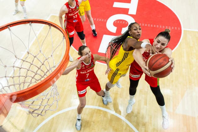 Basketball, Women, Eurobasket, Sweden - Belarus