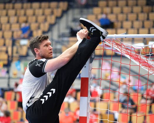Niklas Landin Jacobsen THW Kiel, 1 while warming up before the match TSG Ludwigshafen Friesenheim vs THW Kiel in the 1 Handball Bundesliga on 20 06 2021, TSG Ludwigshafen Friesenheim THW Kiel, Handball, 1 Bundesliga, 20 06 2021 Ludwigshafen Copyright: xEibner-Pressefotox xMichaelxBermelx