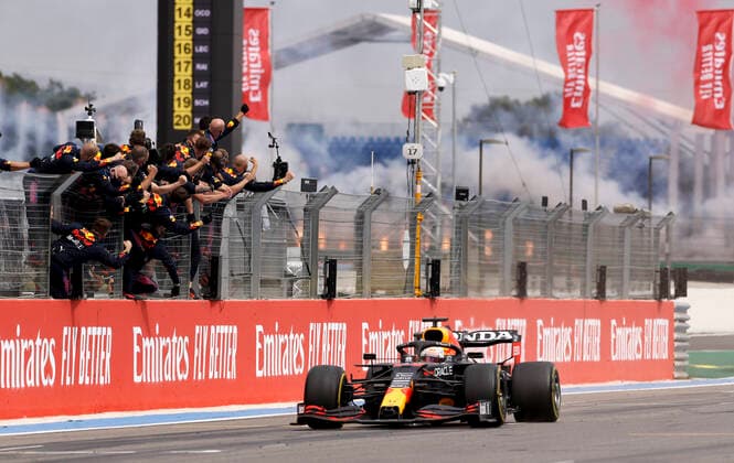 33 Max Verstappen (NED, Red Bull Racing), F1 Grand Prix of France at Circuit Paul Ricard on June 20, 2021 in Le Castellet, France. (Photo by HOCH ZWEI) Le Castellet France
