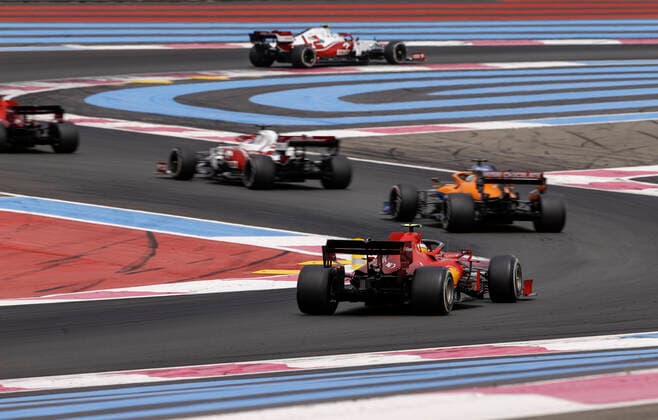 55 Carlos Sainz ESP, Scuderia Ferrari Mission Winnow , F1 Grand Prix of France at Circuit Paul Ricard on June 20, 2021 in Le Castellet, France Photo by HOCH ZWEI Le Castellet France