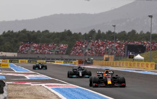 33 Max Verstappen NED, Red Bull Racing , F1 Grand Prix of France at Circuit Paul Ricard on June 20, 2021 in Le Castellet, France Photo by HOCH ZWEI Le Castellet France
